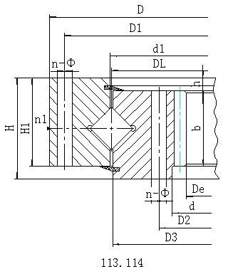 天津11系列內(nèi)齒型回轉(zhuǎn)支承